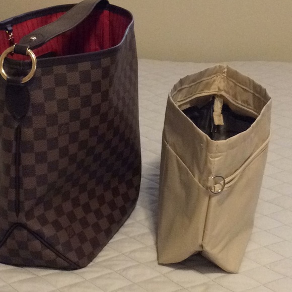 Authentic Louis Vuitton Delightful MM Damier Ebene With Matching Wallet - Picture 10 of 16